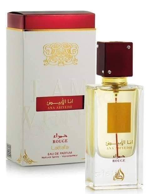 عطر انا الابيض حمراء 60مل للنساء